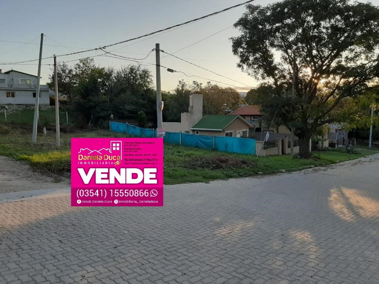 TERRENO EN VENTA EN CARLOS PAZ- SOL Y RIO