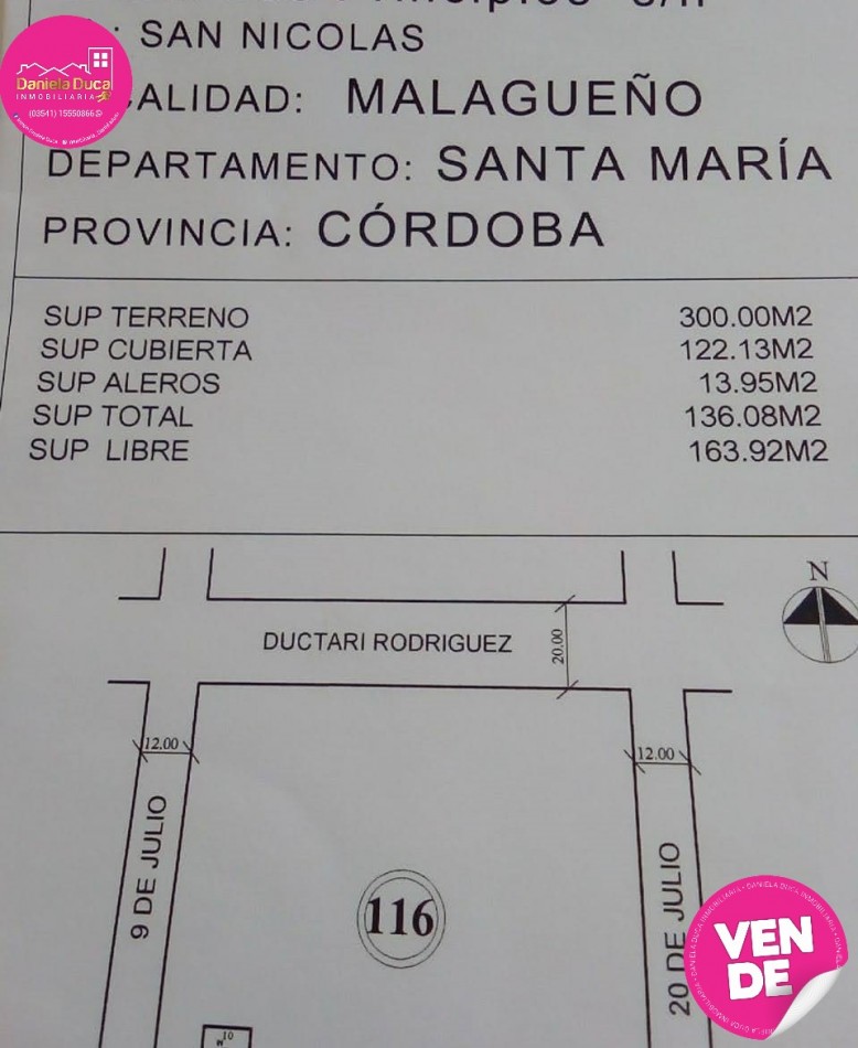 COMPLEJO DE CABAÑAS EN VENTA SAN NICOLAS