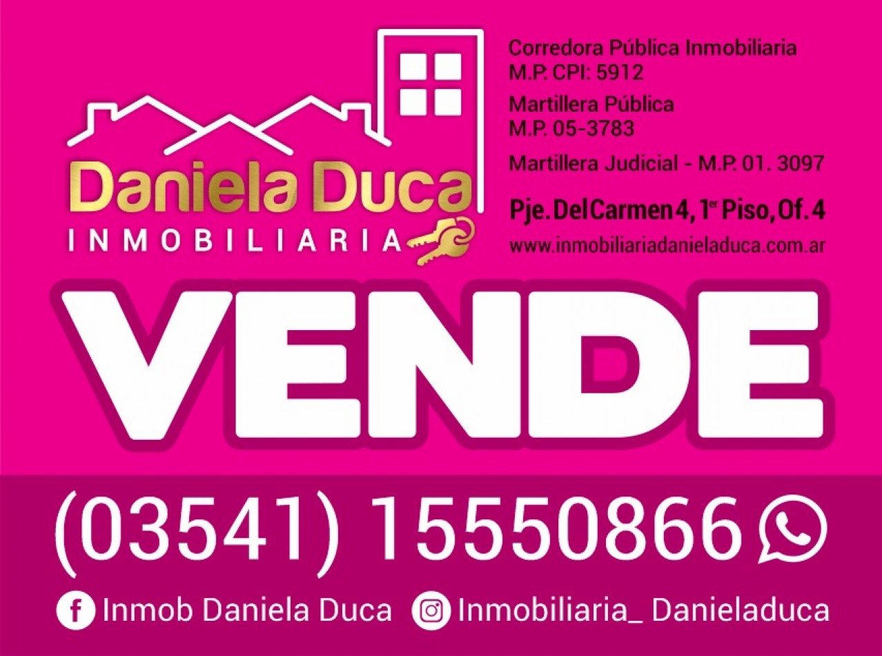  Duplex venta Villa Carlos Paz. Appto Bancor