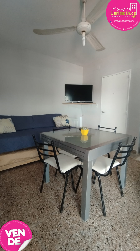 DEPARTAMENTO VENTA CARLOS PAZ CENTRO 1 DORMITORIO PLANTA BAJA