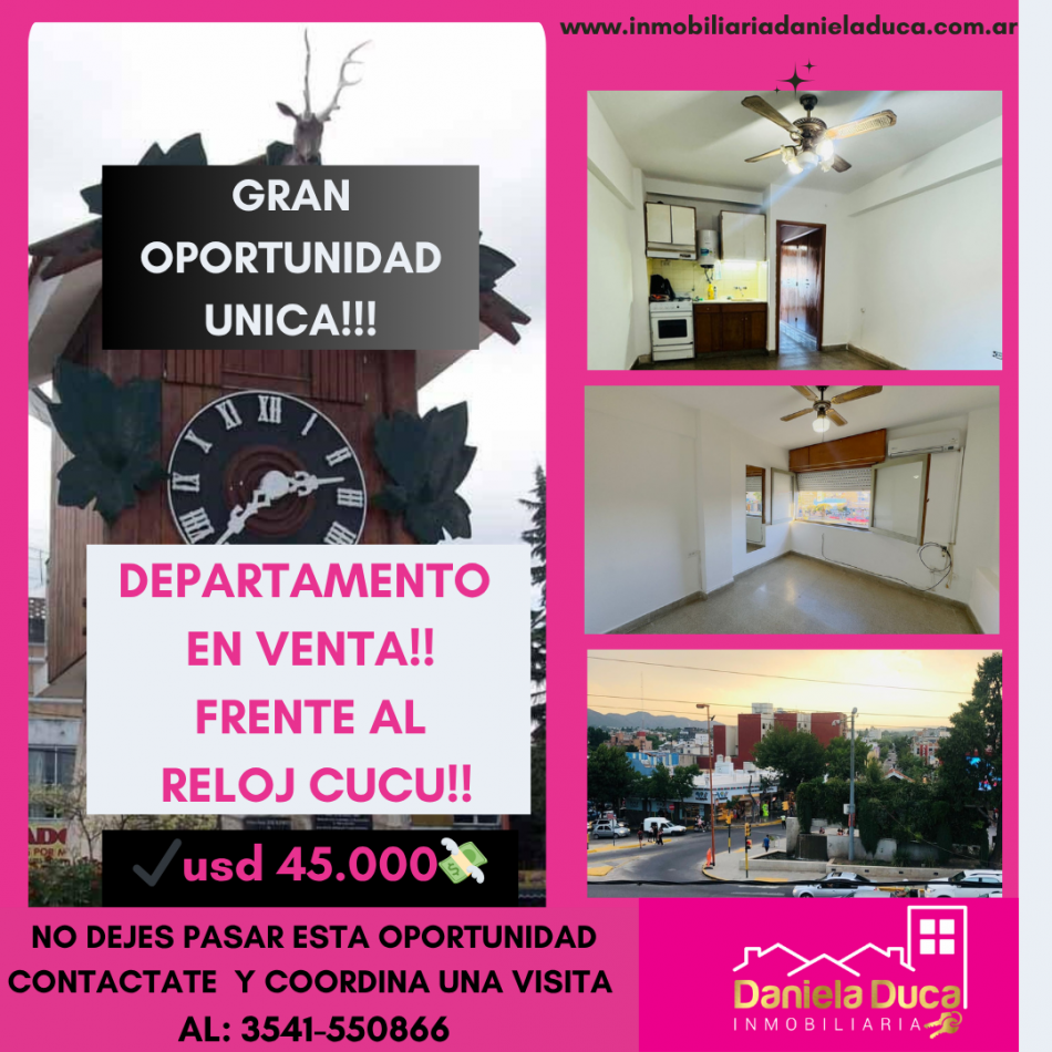 DEPARTAMENTO EN VENTA CARLOS PAZ CENTRO