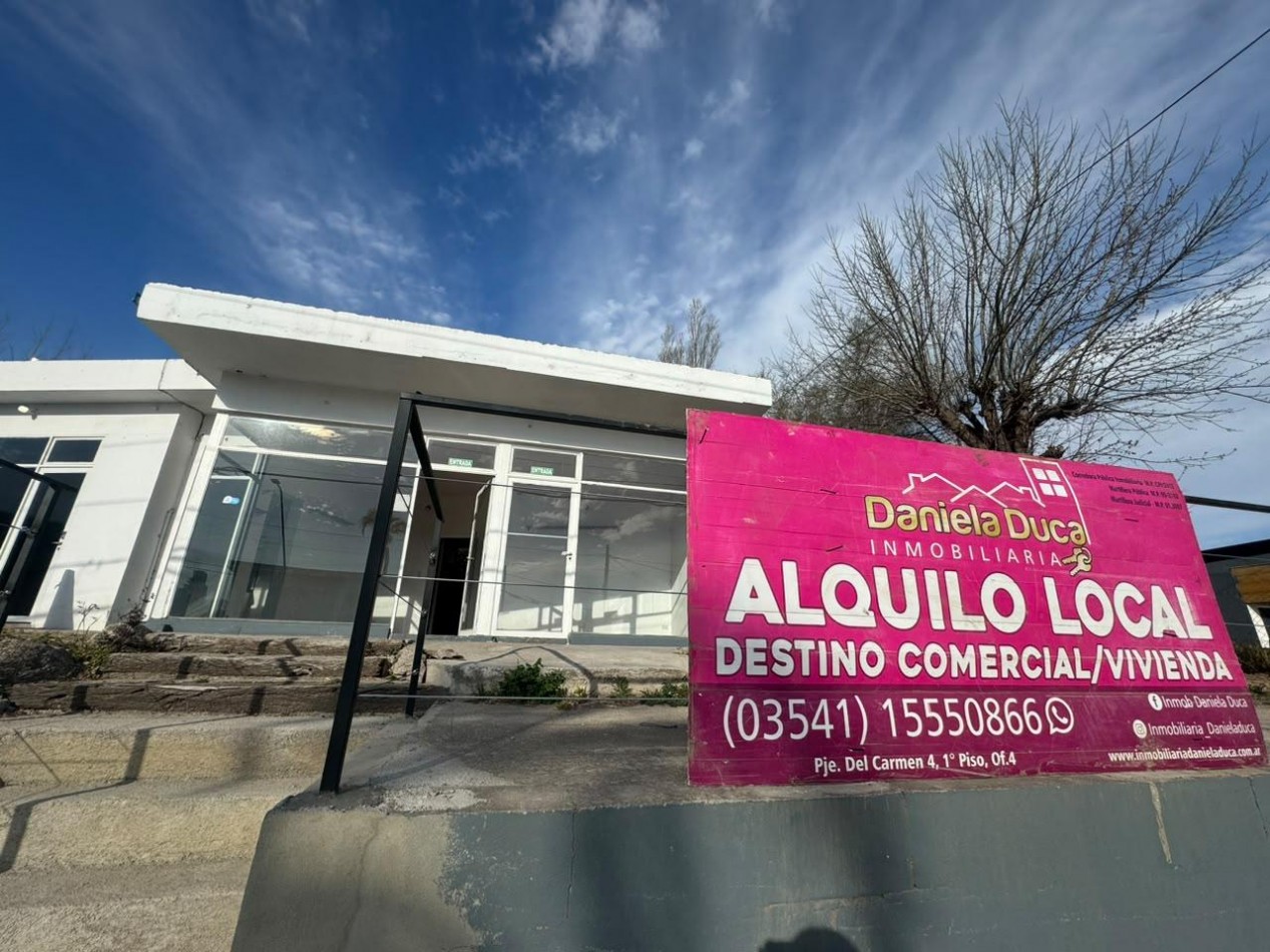 LOCAL + VIVIENDA EN ALQUILER CARLOS PAZ