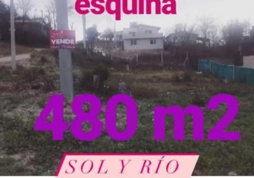 TERRENO EN VENTA EN CARLOS PAZ- SOL Y RIO